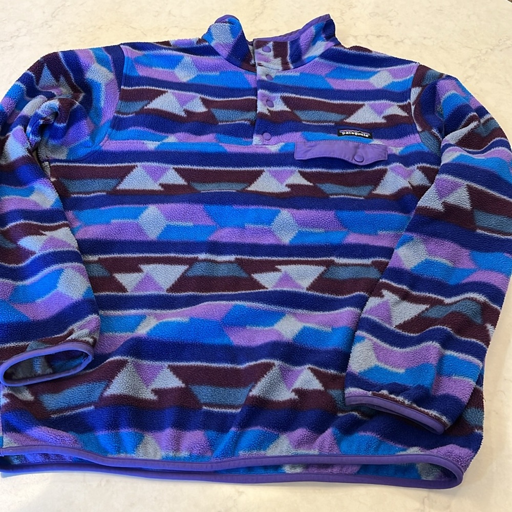 Patagonia Snap T Guatemalan Tango Synchilla Size … - image 2